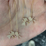 Kids Pave Diamonds Necklace