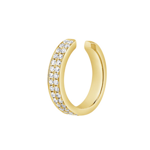 Double Row Diamond Ear Cuff