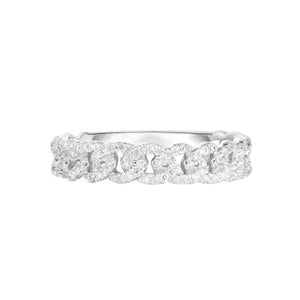 Diamond Cuban Chain Ring