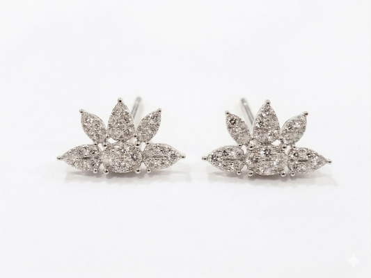 Spike Illusion Diamond Earrings