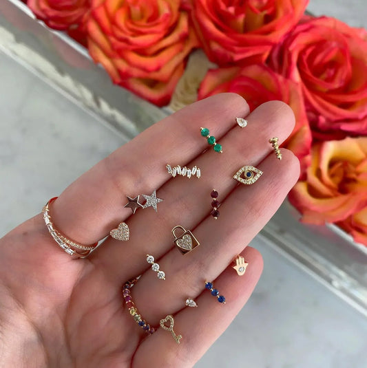 Mini Trio Bar Stud Piercing