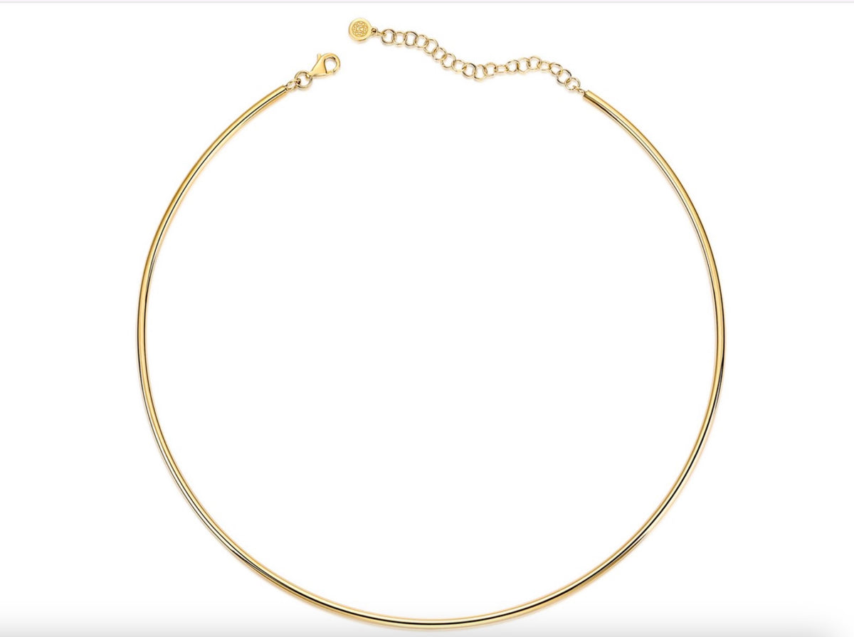 Omega Choker Gold Necklace