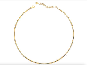 Omega Choker Gold Necklace
