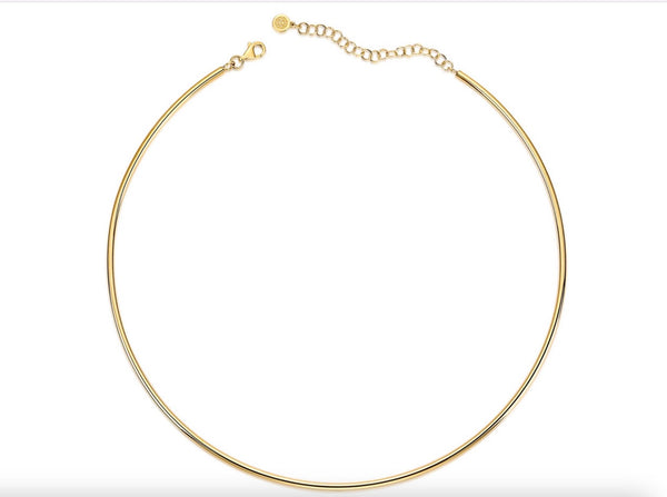 Omega Choker Gold Necklace