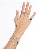Pear Diamond Center Fluted Ring*