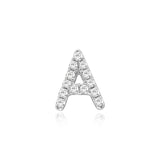 Initial Stud Earrings
