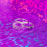 Sapphire & Diamonds Stackable Ring