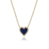 Small Heart Gemstone Necklace*