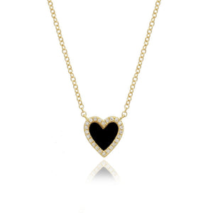 Small Heart Gemstone Necklace*
