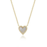 Small Heart Gemstone Necklace*