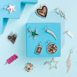Cutout Lightning Bolt Charm