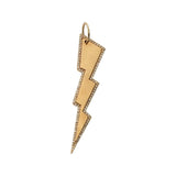 Large Lightning Bolt Charm