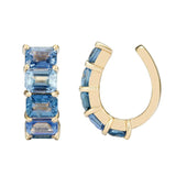 Jumbo Gemstone Rainbow Earcuff
