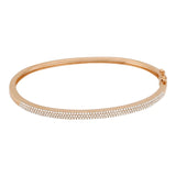 Triple Row Diamond Bangle