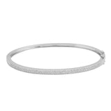 Triple Row Diamond Bangle